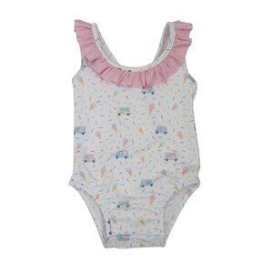Lullaby Set Girls Size 12M Ice Cream Print Sarah One Piece Swimsuit